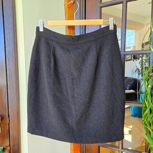 3/$25 Vintage United Colors of Benetton Black Wool Boucle Mini Skirt